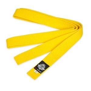 Žlutý pás ke kimonu DBX BUSHIDO OBI Velikost: 260cm