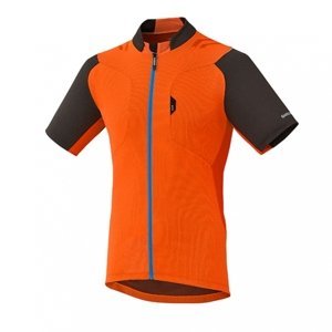Dres krátký pánský Shimano Explorer Jersey oranžový Velikost: L