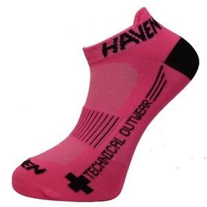 Ponožky HAVEN SNAKE SILVER NEO 2páry růžovo/černé Velikost: 6-7
