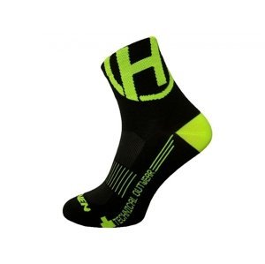 Ponožky HAVEN LITE SILVER NEO 2páry černo/žluté Velikost: 6-7