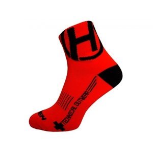 Ponožky HAVEN LITE SILVER NEO 2páry červeno/černé Velikost: 10-12