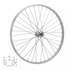 Remerx Kolo zapletené 28" 622-19 zadní 36 děr stříbrné Union/CnSpoke