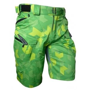 Kalhoty krátké pánské HAVEN CUBES NEO zelené s cyklovložkou Velikost: S