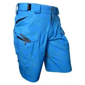 Kalhoty krátké pánské HAVEN CUBES NEO modré s cyklovložkou Velikost: S