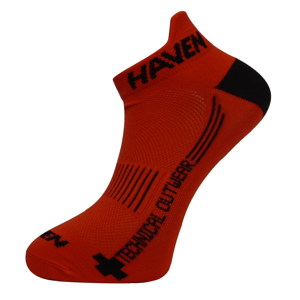 Ponožky HAVEN SNAKE SILVER NEO 2páry červeno/černé Velikost: 10-12