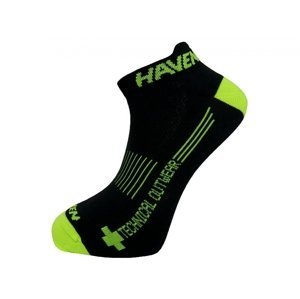 Ponožky HAVEN SNAKE SILVER NEO 2páry černo/žluté Velikost: 4-5