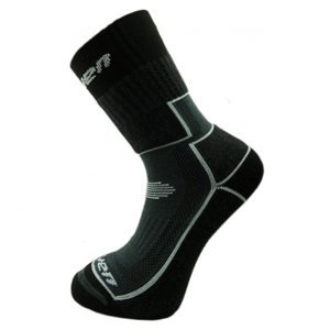Ponožky HAVEN TREKKING 2páry černo/zelené+černo/bílé Velikost: 10-12