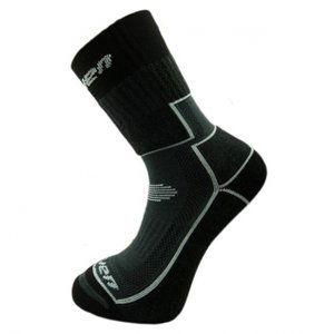 Ponožky HAVEN TREKKING 2páry černo/zelené+černo/bílé Velikost: 8-9