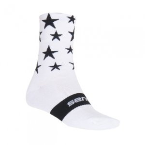 Ponožky SENSOR STARS bílo/černé Velikost: 6-8
