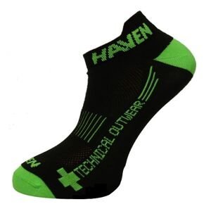 Ponožky HAVEN SNAKE SILVER NEO 2páry černo/zelené Velikost: 10-12