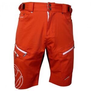 Kalhoty krátké pánské HAVEN NAVAHO SLIMFIT červené s cyklovložkou Velikost: L