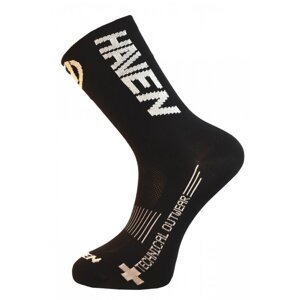 Ponožky HAVEN LITE SILVER NEO LONG 2páry černo/bílé Velikost: 10-12