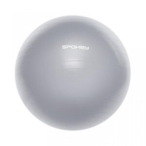 Míč gymnastický Spokey FITBALL III 65cm šedý s pumpičkou