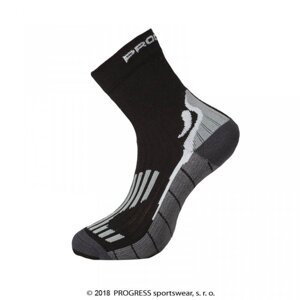 Ponožky Progress RUNNING HIGH SOX černé Varianta: 3-5