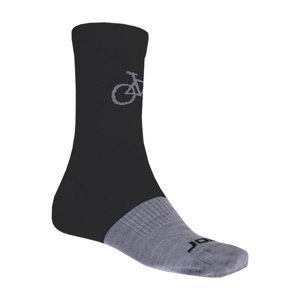Ponožky SENSOR TOUR MERINO černo/šedé Velikost: 9-11