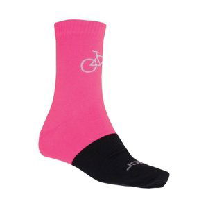 Ponožky SENSOR TOUR MERINO růžovo/černé Velikost: 6-8