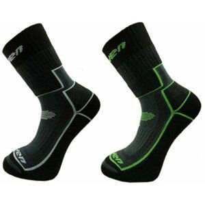 Ponožky dětské HAVEN TREKKING černo/zelené černo/šedé 2 páry Velikost: 23-26
