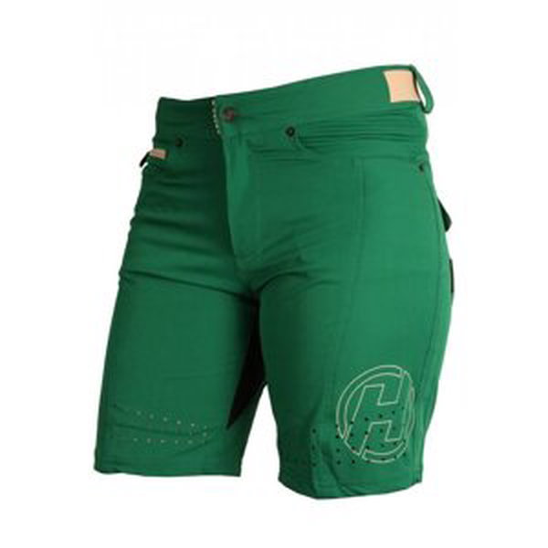 Kalhoty krátké dámské HAVEN AMAZON zeleno/béžové s cyklovložkou Velikost: M