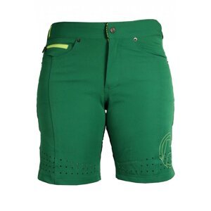 Kalhoty krátké dámské HAVEN AMAZON zeleno/žluté s cyklovložkou Velikost: XL