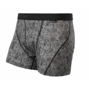 Boxerky SENSOR MERINO IMPRESS černé/skulls Velikost: S