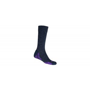 Ponožky SENSOR HIKING MERINO modro/fialové Velikost: 9/11