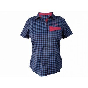 Košile krátká dámská HAVEN Agness Slimfit modrá/růžová Velikost: XL