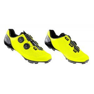 Boty FORCE MTB WARRIOR CARBON fluo Velikost: 43