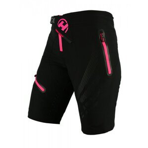 Kalhoty krátké dámské HAVEN ENERGY černo/růžové s cyklovložkou Velikost: XXL