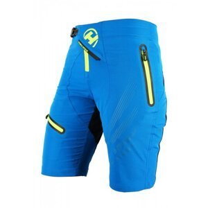 Kalhoty krátké dámské HAVEN ENERGY modro/žluté s cyklovložkou Velikost: L