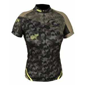 Dres krátký dámský HAVEN SINGLETRAIL khaki/žlutý Velikost: M