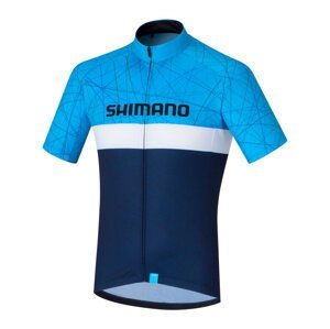 Dres krátký pánský Shimano TEAM modrý Velikost: M