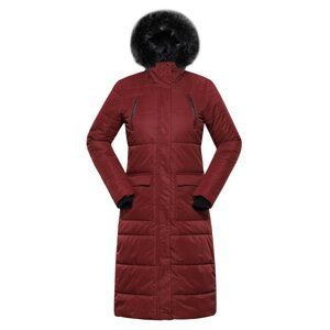 Kabát dámský ALPINE PRO BERMA červený Velikost: M-L