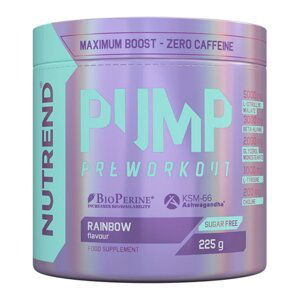 Nápoj Nutrend PUMP PRE-WORKOUT 225g rainbow