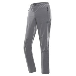 Kalhoty pánské dlouhé ALPINE PRO LIEM softshellové šedé Velikost: XS