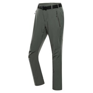 Kalhoty pánské dlouhé ALPINE PRO NUTT softshellové zelené Velikost: 46
