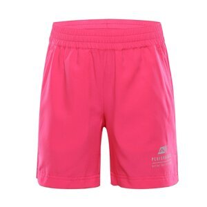 Kalhoty dětské krátké ALPINE PRO SPORTO růžové Velikost: 164/170