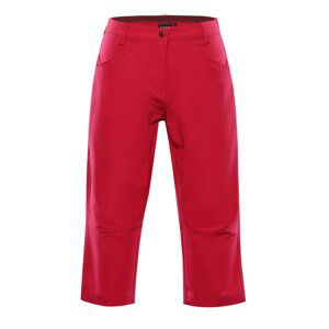 Kalhoty dámské 3/4 ALPINE PRO WEDERA růžové Velikost: 40