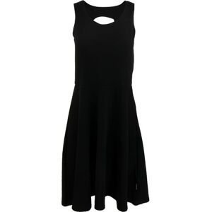 Šaty dámské ALPINE PRO LENDA černé Velikost: L
