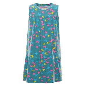 Šaty dětské ALPINE PRO DARESO zelené Velikost: 164/170