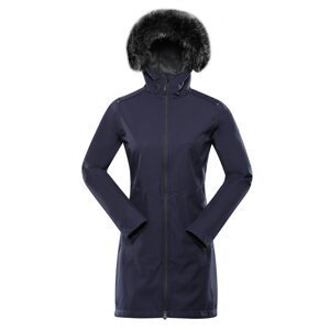 Kabát dámský ALPINE PRO IBORA softshellový modrý Velikost: XL