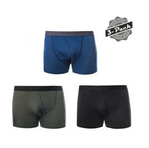 Boxerky SENSOR MERINO AIR 3pack černé/modré/olivové NEW Velikost: M