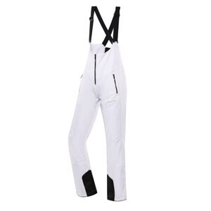 Kalhoty dámské dlouhé ALPINE PRO GERANA softshellové bílé Velikost: M