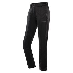 Kalhoty dámské dlouhé ALPINE PRO UFEDA softshellové černé Velikost: L