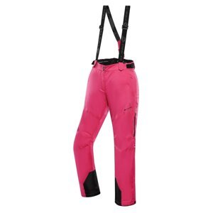 Kalhoty dámské dlouhé ALPINE PRO OSAGA s membránou PTX růžové Velikost: L