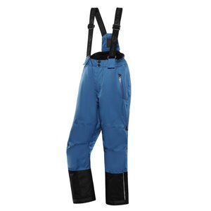 Kalhoty dětské dlouhé ALPINE PRO FELERO lyžařské s membránou PTX modrá Velikost: 128/134
