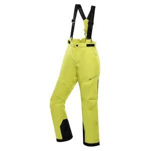 Kalhoty dětské dlouhé ALPINE PRO OSAGO lyžařské s membránou PTX zelená Velikost: 116/122