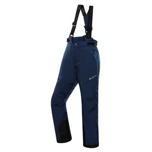 Kalhoty dětské dlouhé ALPINE PRO OSAGO lyžařské s membránou PTX modrá Velikost: 140/146