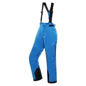 Kalhoty dětské dlouhé ALPINE PRO OSAGO lyžařské s membránou PTX modrá Velikost: 140/146