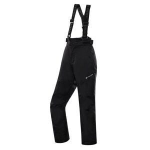 Kalhoty dětské dlouhé ALPINE PRO OSAGO lyžařské s membránou PTX černá Velikost: 104/110