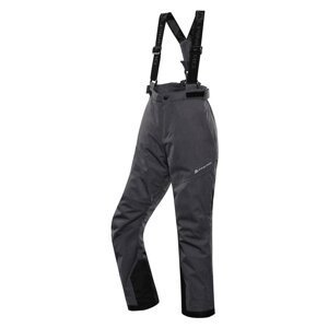 Kalhoty dětské dlouhé ALPINE PRO OSAGO lyžařské s membránou PTX černá Velikost: 140/146